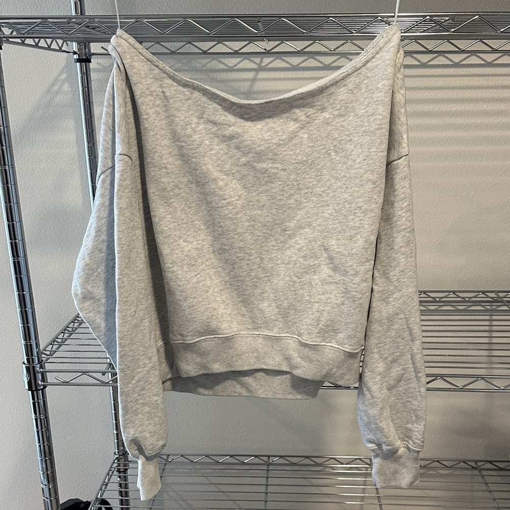 Hollister Heather Gray Crewneck